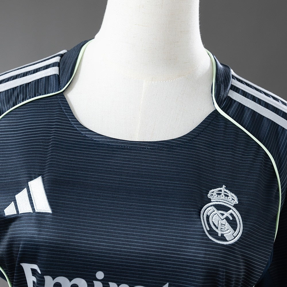 Women Real Madrid Jersey 25/26 Away Football Kit Soccer Jersey