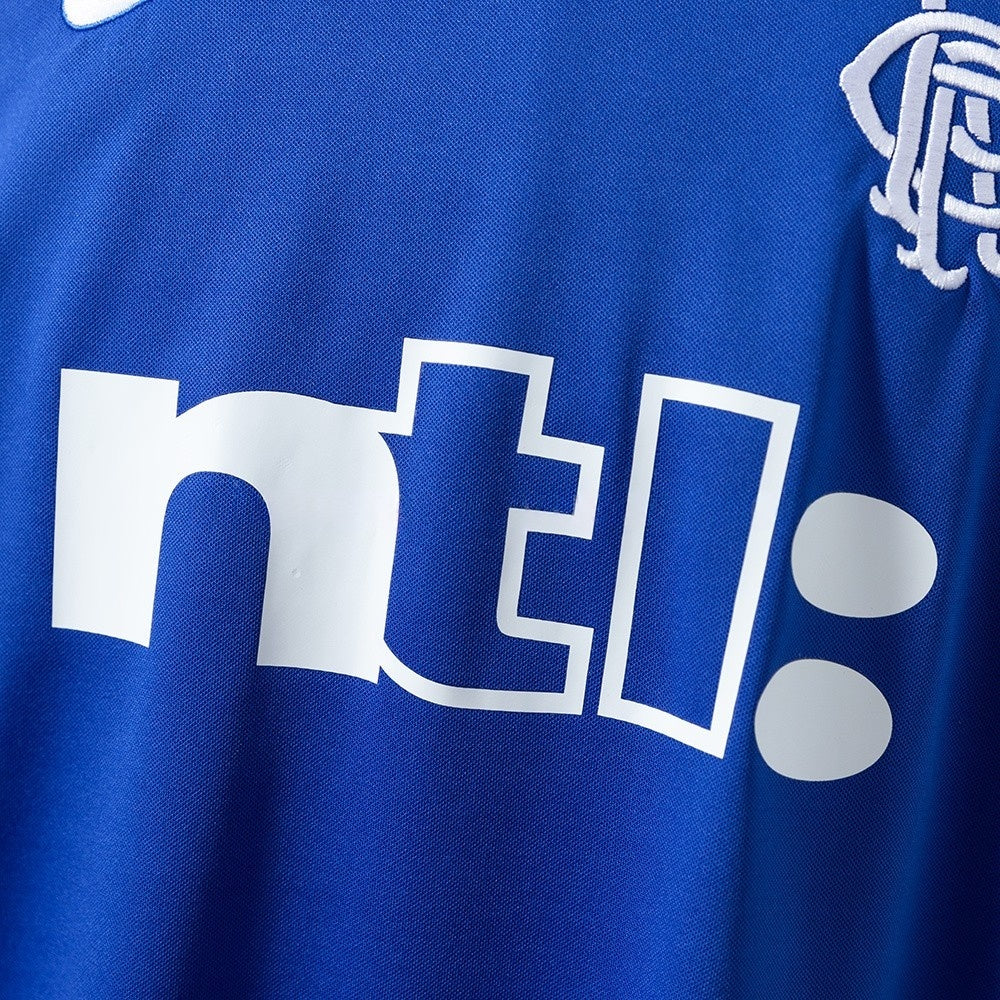 Rangers Jersey 1999-01 Home Retro Football Kit