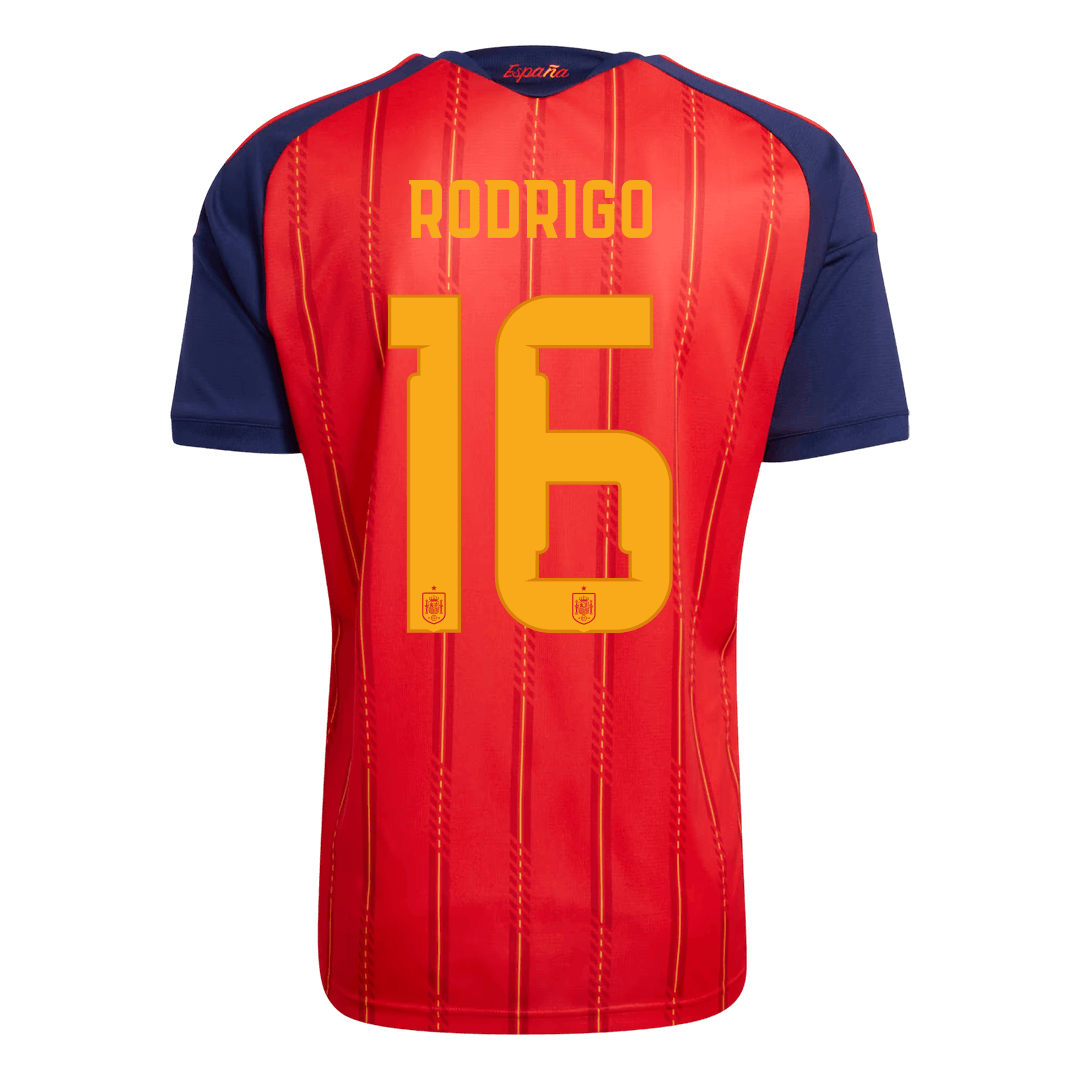 RODRIGO #16 Mens Spain World Cup Home Jersey 2026 [PREMIUM]
