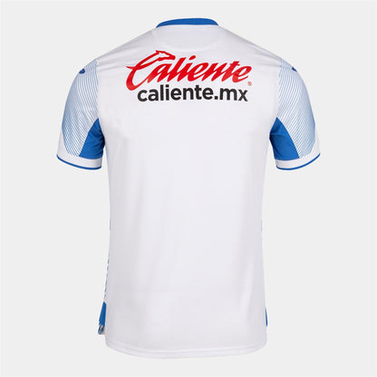 Joma Men's Cruz Azul Away Stadium Jersey 21/22-White/Blue