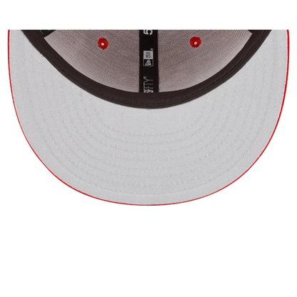 New Era Atlanta Braves 2021 World Series Side Patch Scarlet 59FIFTY Fitted