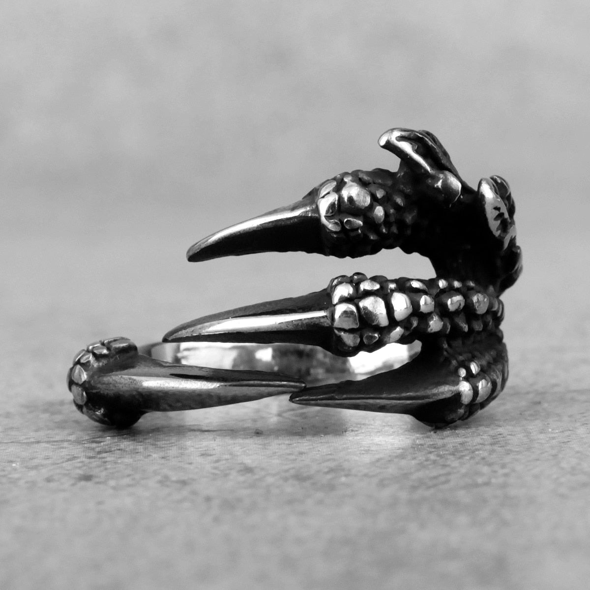 Dragon Claw Ring – Gothic Fantasy Punk Hip Hop Biker Statement