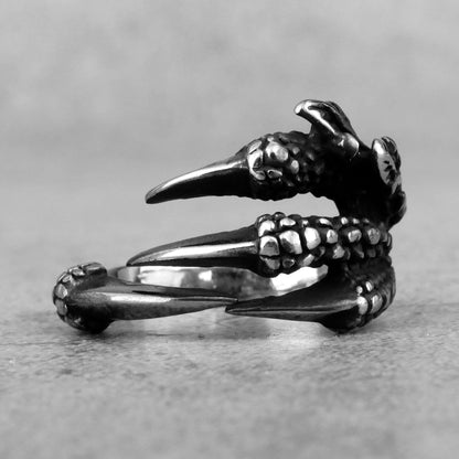 Dragon Claw Ring – Gothic Fantasy Punk Hip Hop Biker Statement