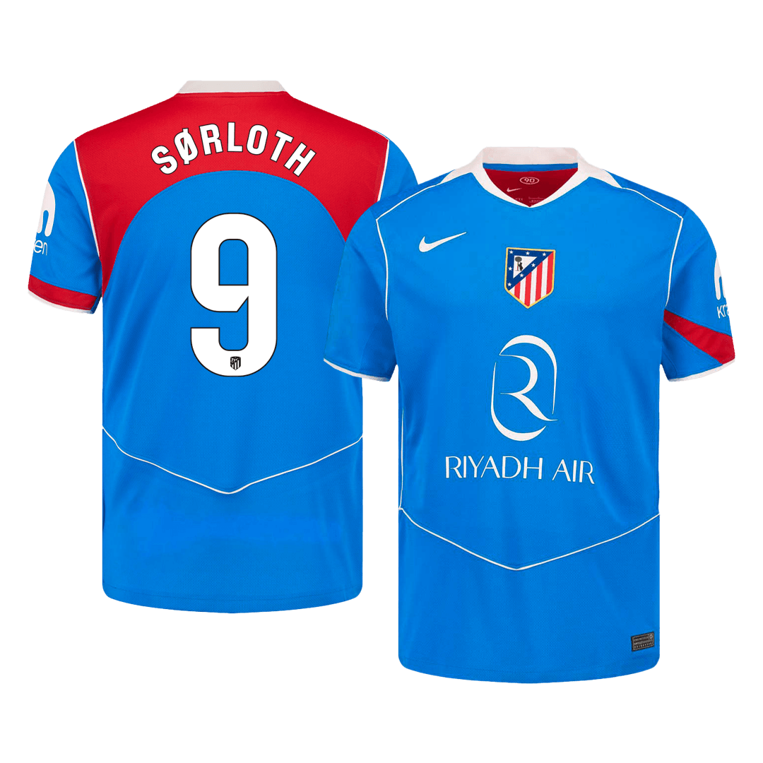 SØRLOTH #9 Mens Atletico Madrid Third Jersey 2025/26