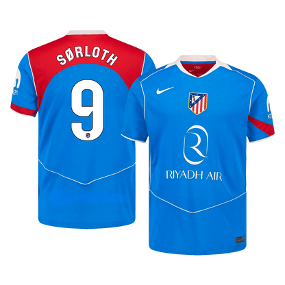 SØRLOTH #9 Mens Atletico Madrid Third Jersey 2025/26