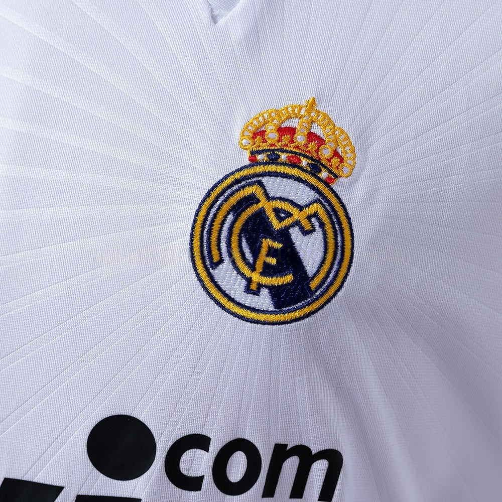 Real Madrid Jersey 2010-11 Home Retro Kit Long Sleeves