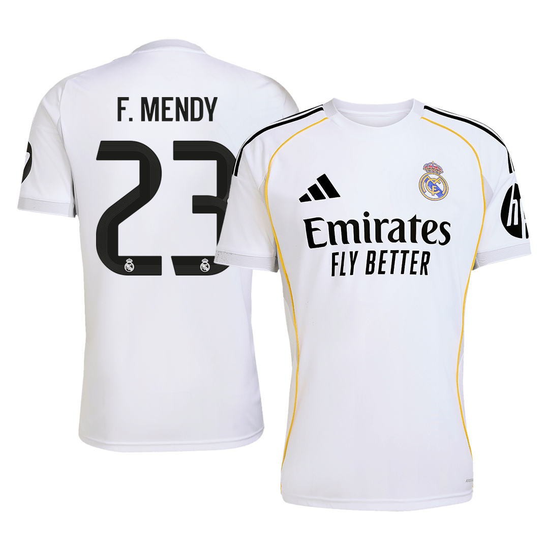 F.MENDY #23 Mens Real Madrid Home Jersey 2025/26 [PREMIUM]