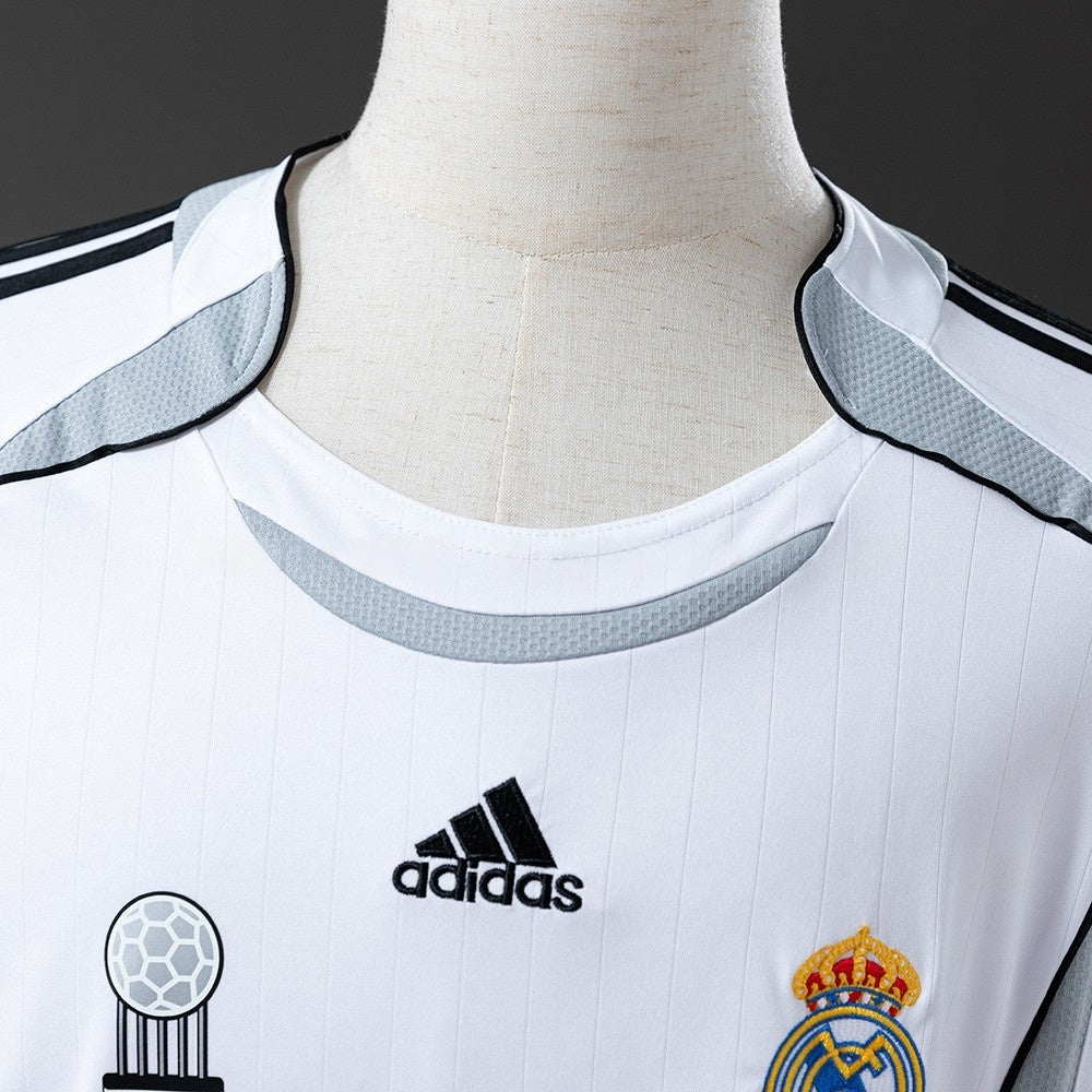 Real Madrid Jersey 2006/07 Home Retro Kit Long Sleeves