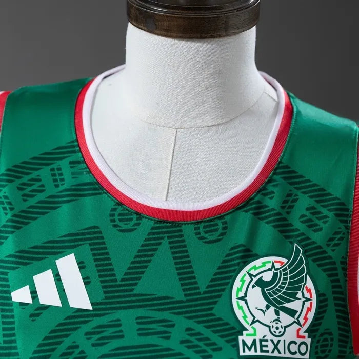 Women Mexico Home Vest 2026 World Cup Football Kit Soccer Shirt