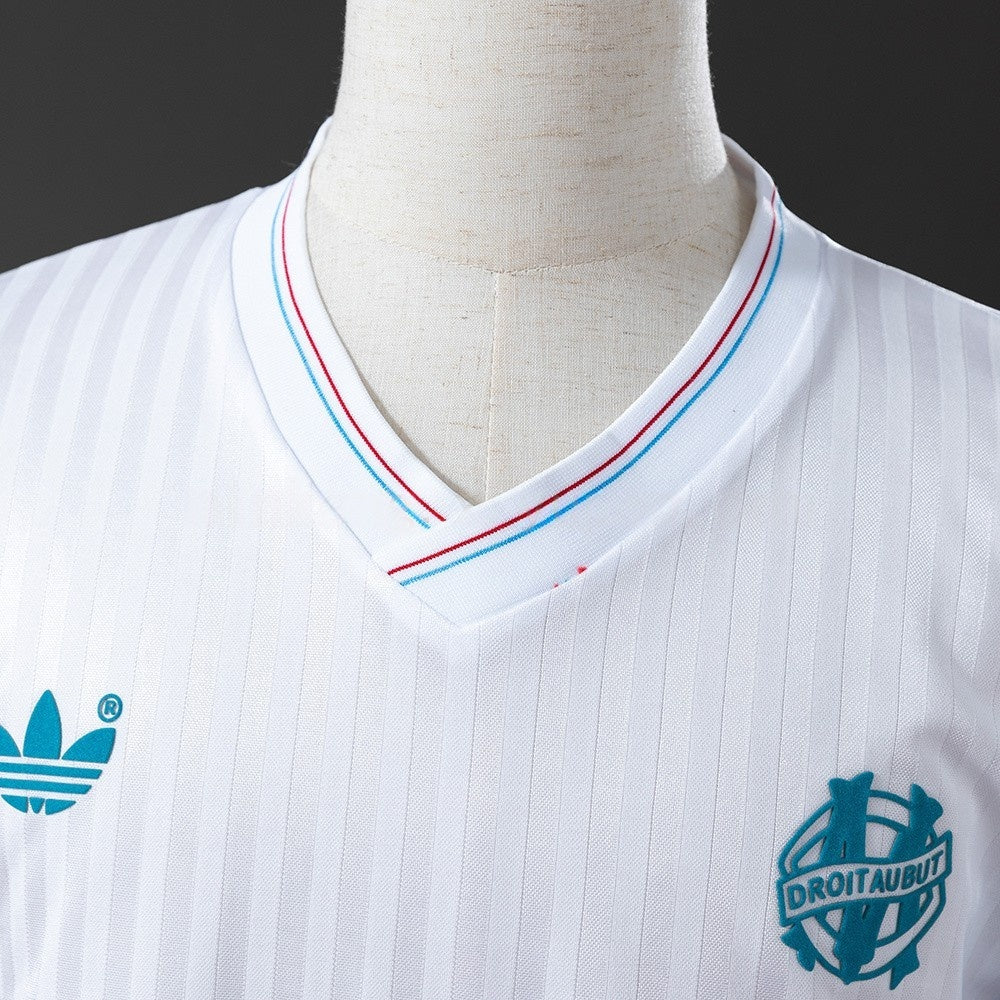 Marseille Jersey 1990-91 Home Retro Kit