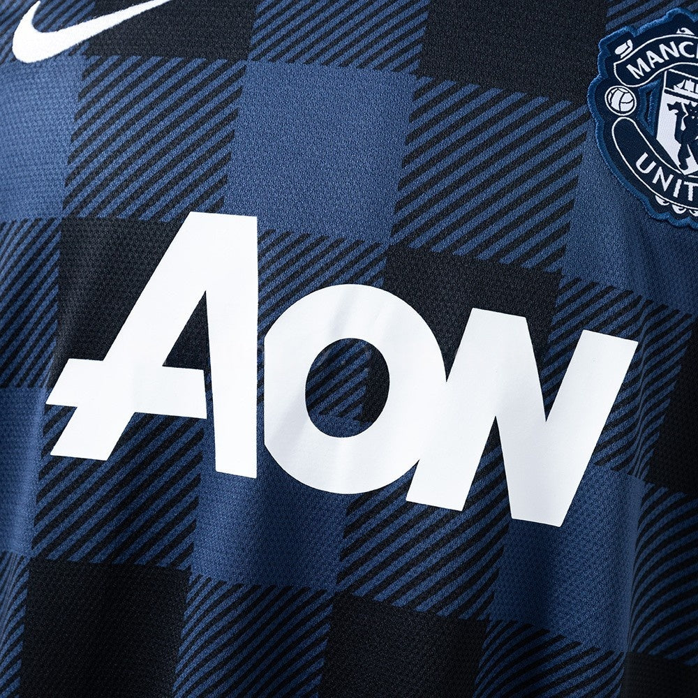 Manchester United Jersey 2013-14 Away Retro Football Kit Long Sleeves