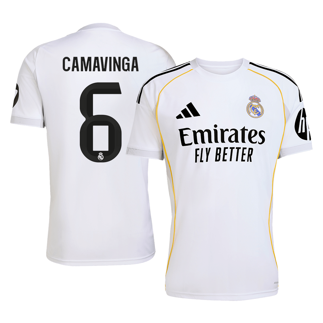 CAMAVINGA #6 Mens Real Madrid Home Jersey 2025/26 [PREMIUM]
