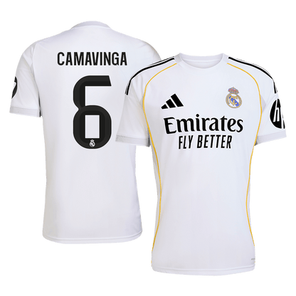 CAMAVINGA #6 Mens Real Madrid Home Jersey 2025/26 [PREMIUM]