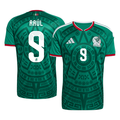 Raúl #9 Mens Mexico World Cup Home Jersey 2026 [PREMIUM]