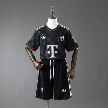 Kids Bayern Munich Third Jersey 25/26 Football Kit Soccer Shirt
