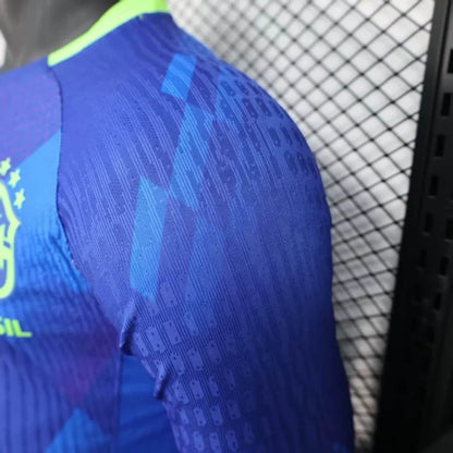 Player Version Brazil Jersey 25/26 Away Long Sleeves Football Kit Soccer Jersey