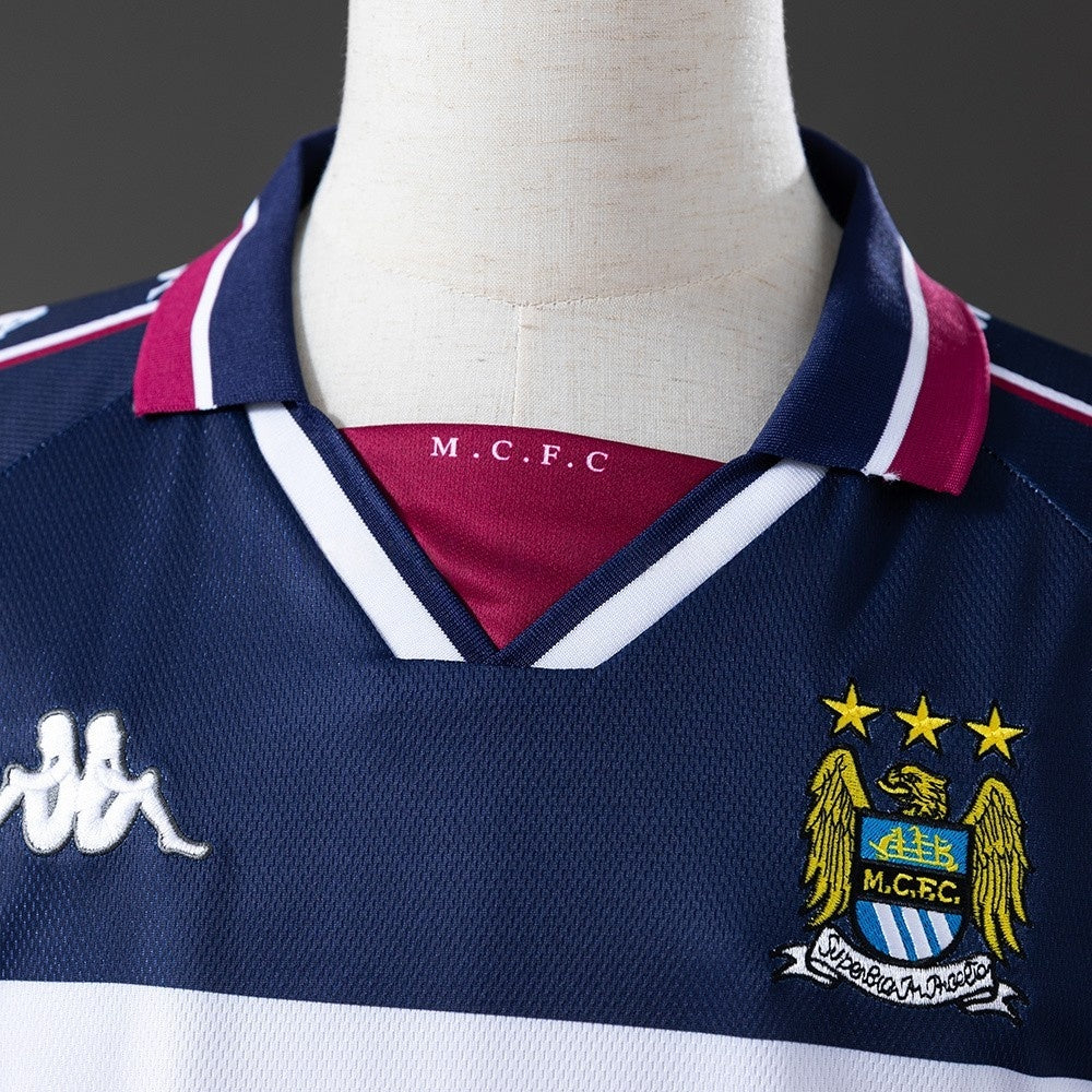 Manchester City Jersey 1997-98 Away Retro Football Kit