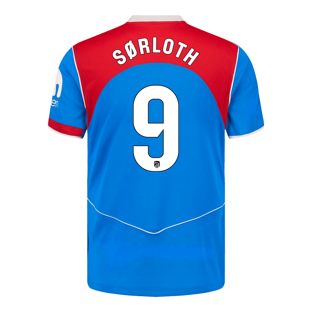 SØRLOTH #9 Mens Atletico Madrid Third Jersey 2025/26