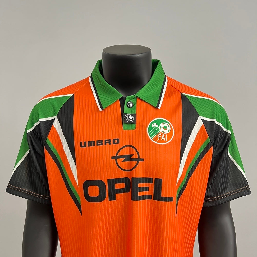 Retro Ireland Jersey 1997 Orange Football Kit Soccer Jersey