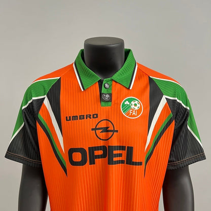Retro Ireland Jersey 1997 Orange Football Kit Soccer Jersey