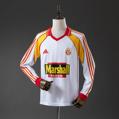 Galatasaray Jersey 1999-00 Away Retro Football Kit Long Sleeves