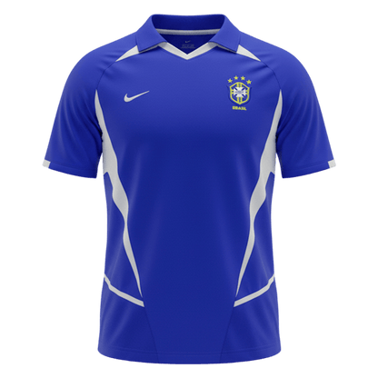 Retro 2002 Mens Brazil Away Jersey