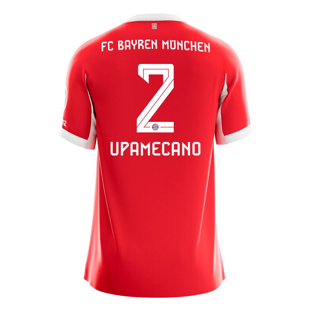 UPAMECANO #2 Mens Bayern Munich Home Jersey 2025/26 [PREMIUM]