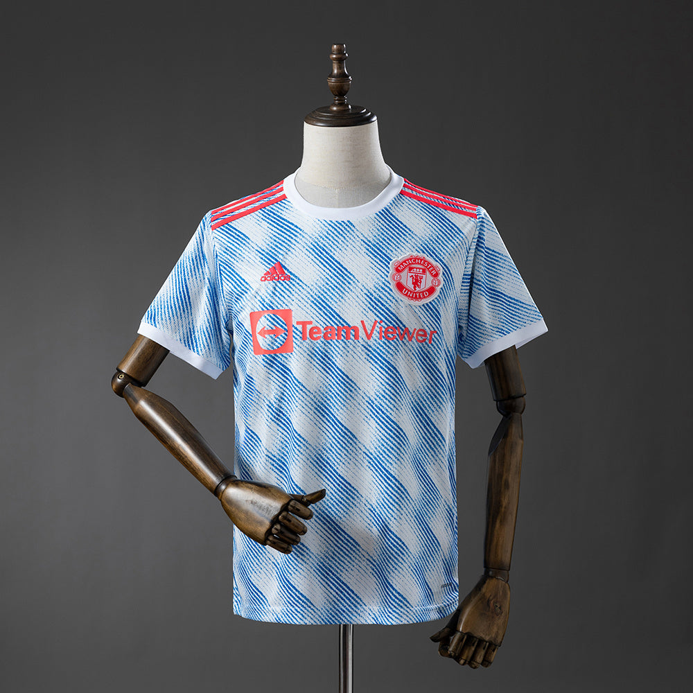Manchester United Away Jersey 2021-22 Retro Football Kit Soccer Shirt