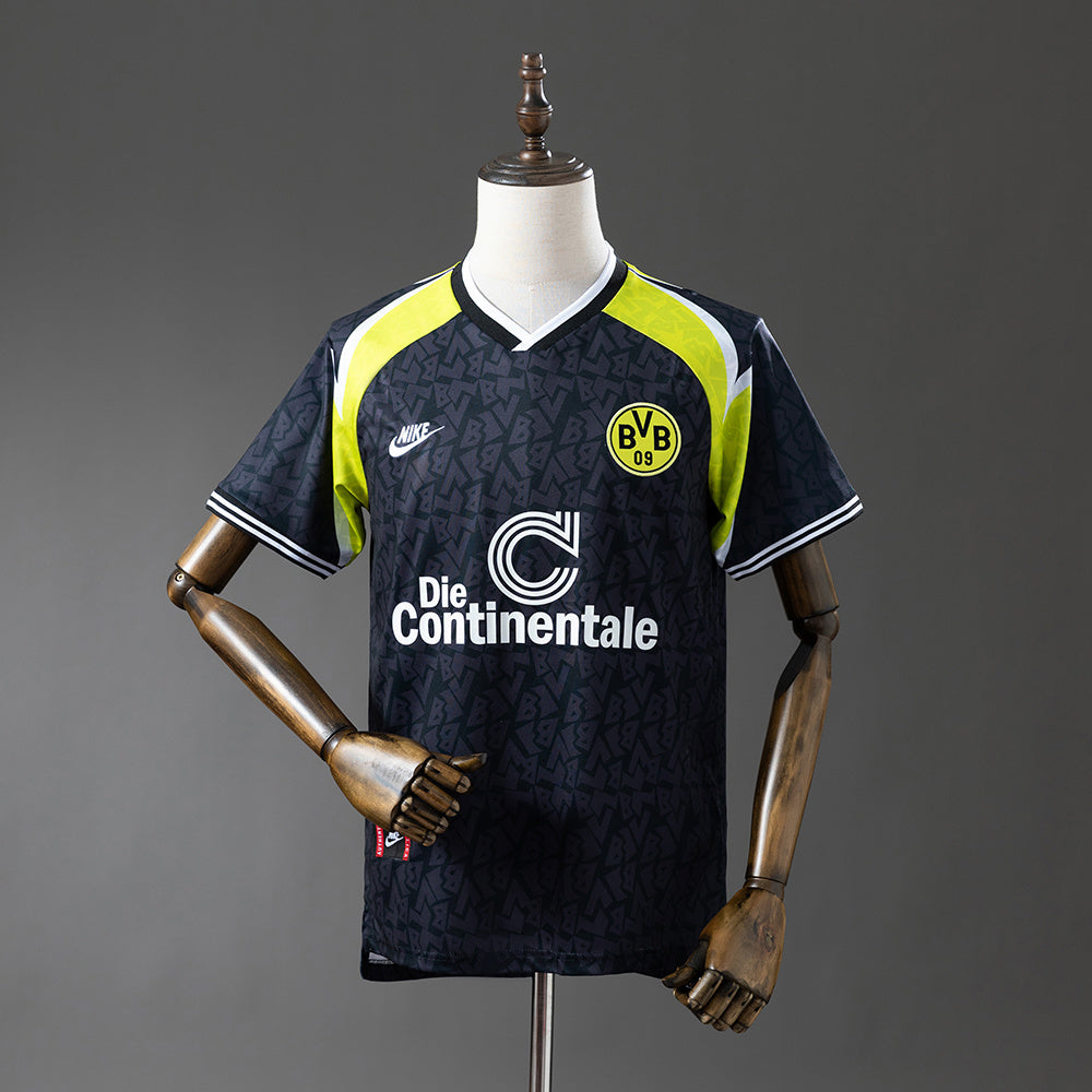 Dortmund Jersey 1995-96 Away Retro Football Kit