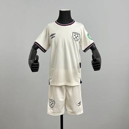 Kids West Ham United Jersey 25/26 Away Football Kit Soccer Jersey