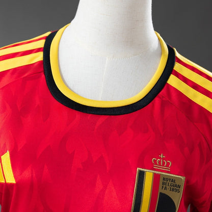 Women Belgium Home Jersey 2026 World Cup Football Kit Soccer Shirt