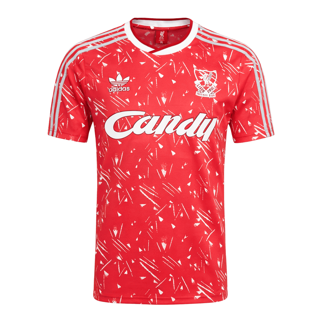 Retro 1989/91 Mens Liverpool Home Jersey
