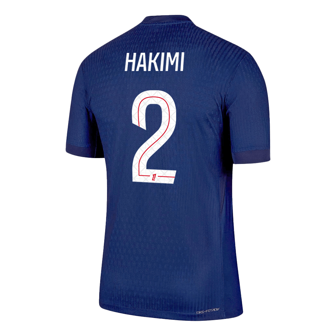 HAKIMI #2 Mens PSG Home Jersey 2025/26 - Player Version (Slim Fit)