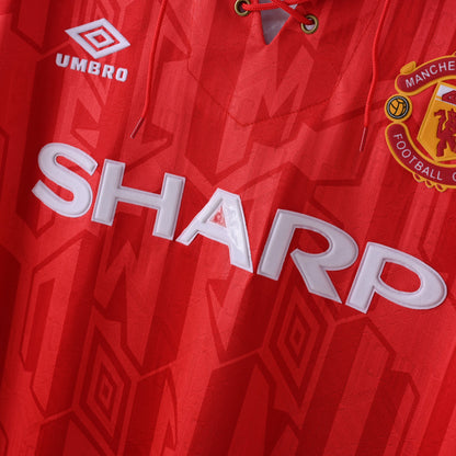 Retro Manchester United Home Jersey 1995 Football Kit Soccer Jersey