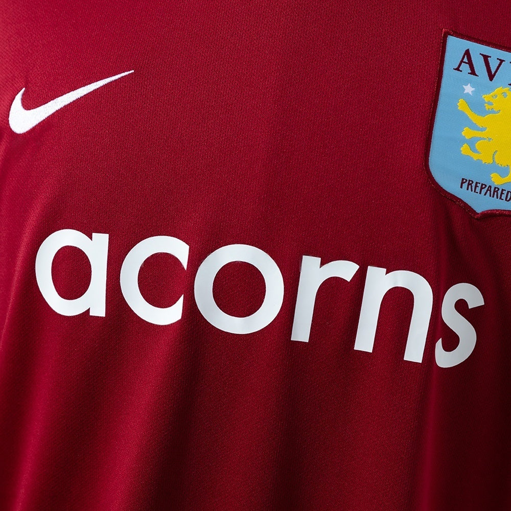 Retro Aston Villa Home Jersey 2009-10 Football Kit Soccer Jersey
