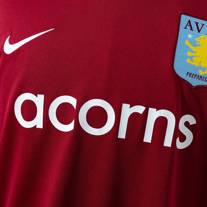 Retro Aston Villa Home Jersey 2009-10 Football Kit Soccer Jersey