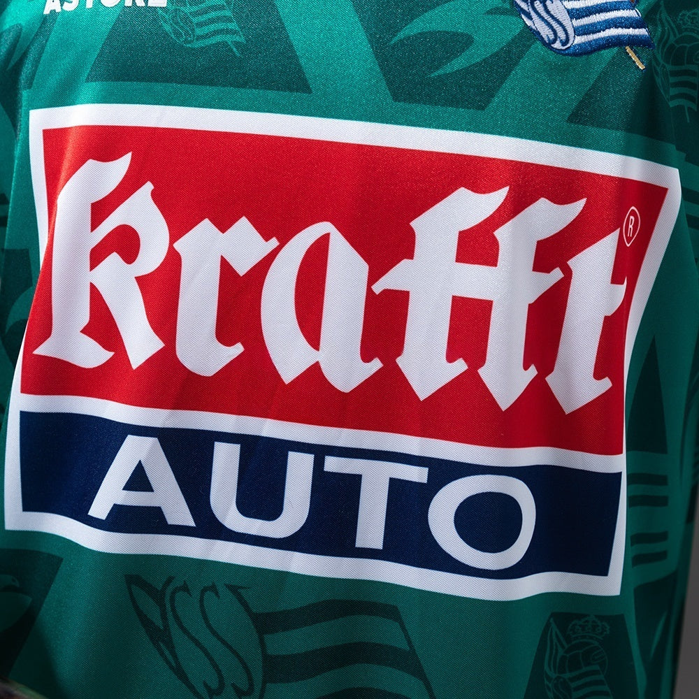 Real Sociedad Away Jersey 1995-1996 Football Kit Soccer Shirt