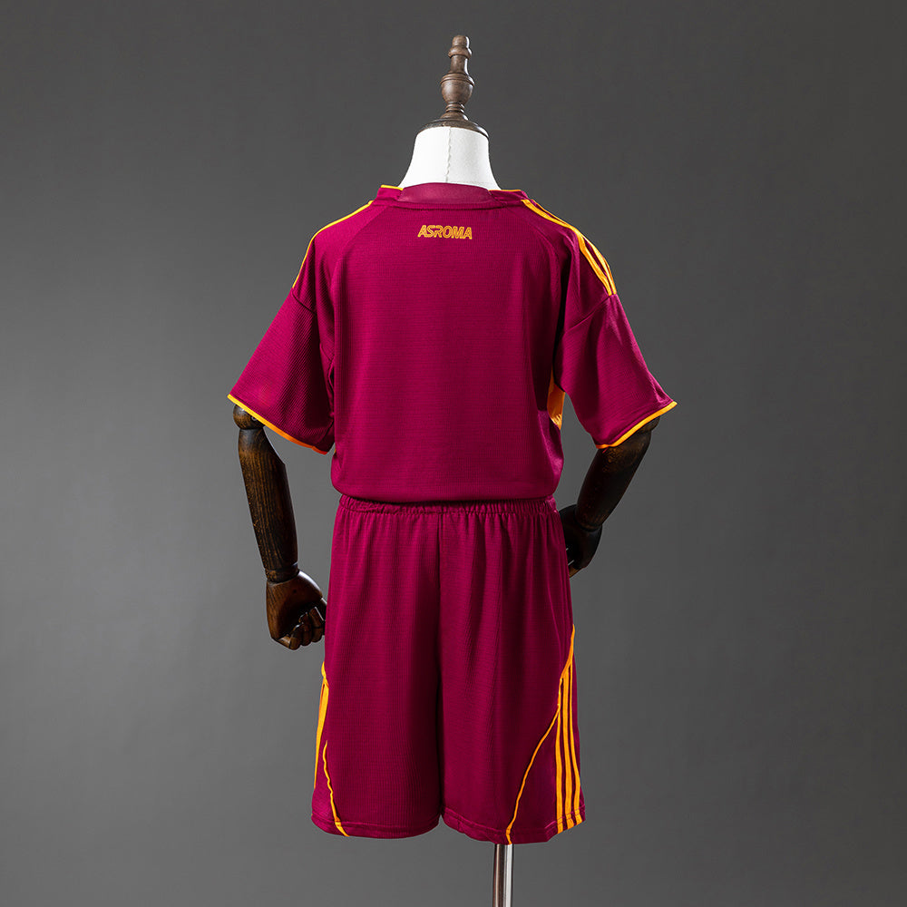 Kids AS Roma Jersey 25/26 Home Football Kit