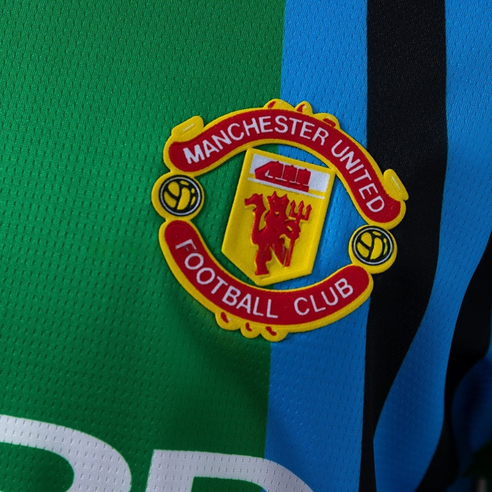 Manchester United Jersey 1992-94 Goalkeeper Retro Football Kit Long Sleeves