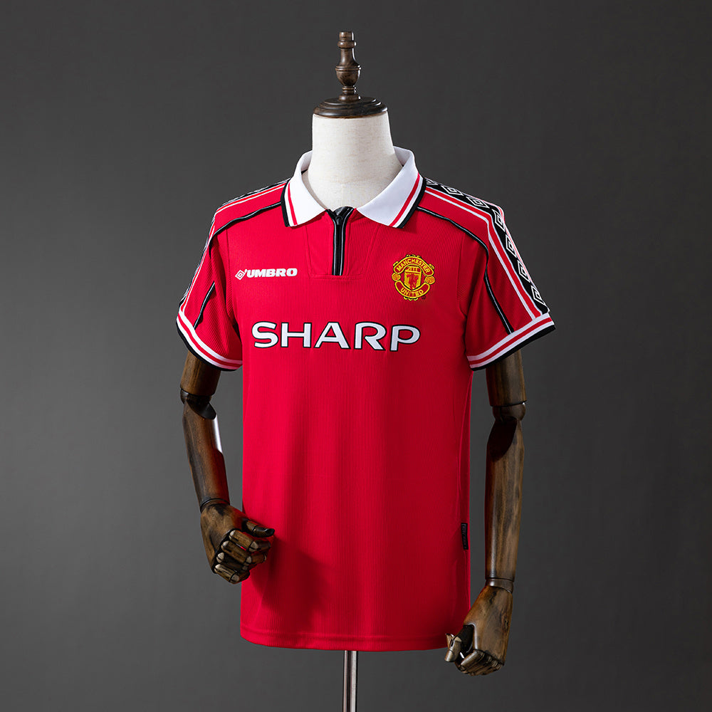 Manchester United Jersey1998-99 Home Retro Football Kit