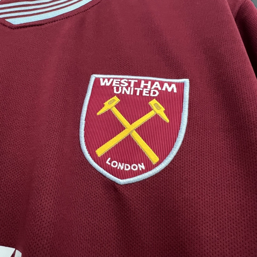West Ham United Jersey 25/26 Home Football Kit Soccer Jersey