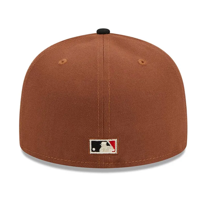 New Era Chicago White Sox Harvest 1950 Side Patch 59fifty Fitted Hat-Brown