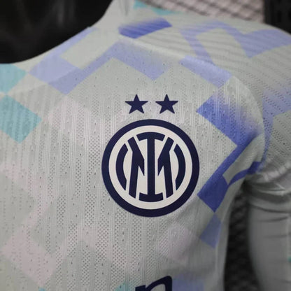 Player Version Inter Milan Jersey 25/26 Away Long Sleeves Football Kit Soccer Jersey