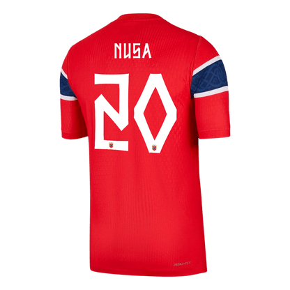 NUSA #20 Mens Norway World Cup Home Jersey 2026 - Player Version (Slim Fit)