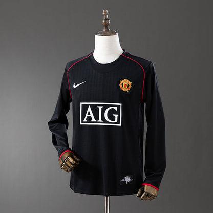Manchester United Jersey 2007/08 Away Retro Kit Long Sleeve