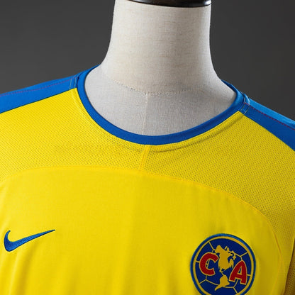 Club America Home Jersey 2003-2004 Retro Football Kit Long Sleeves Soccer Shirt