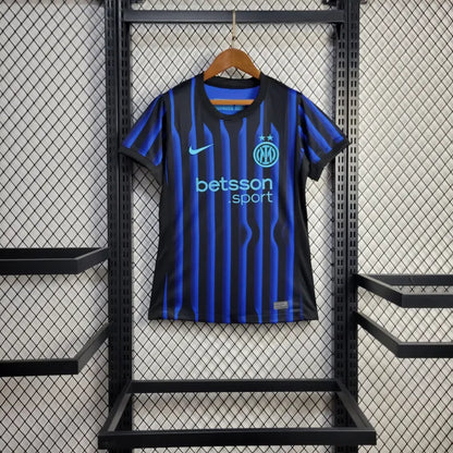 Women Inter Milan Jersey 25/26 Home Football Kit Soccer Jersey