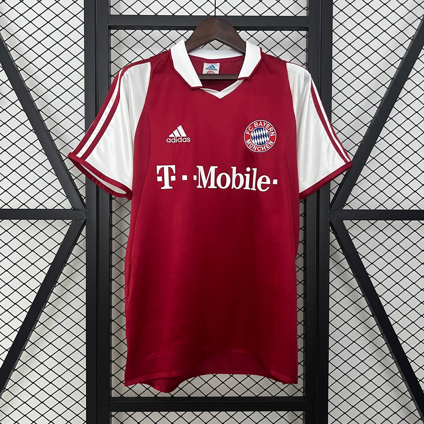 Retro Bayern Munich Jersey 2003-04 Home Football Kit Soccer Jersey
