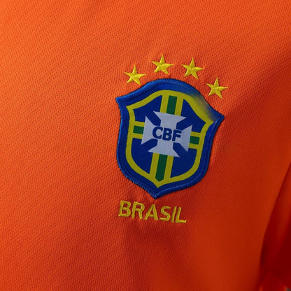 Brazil Jersey 1998 Goalkeeper Retro Football Kit Long Sleeves
