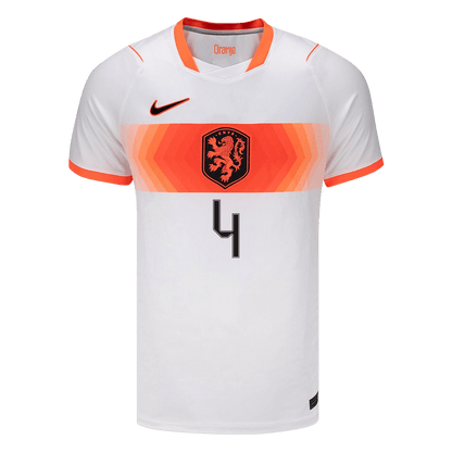 VIRGIL #4 Mens Netherlands World Cup Away Jersey 2026